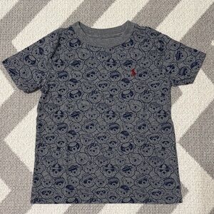 Polo by Ralph Lauren Blue Patterned Kids Tee